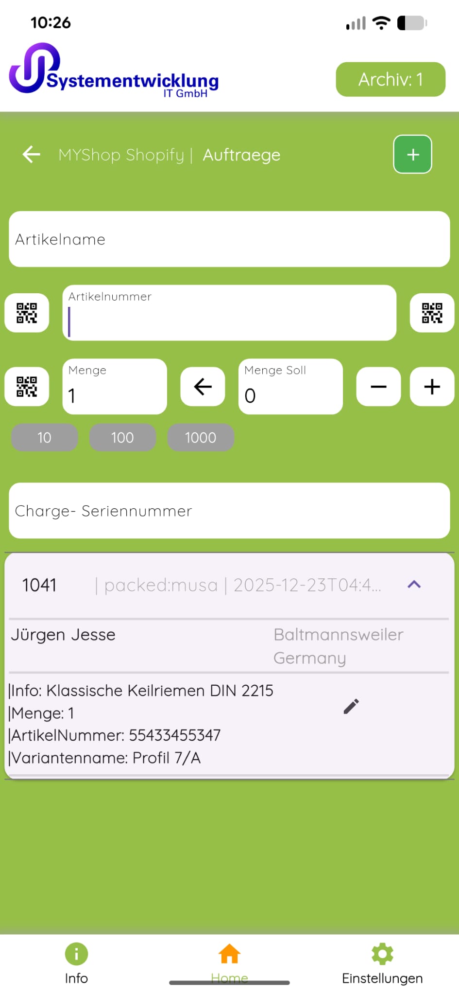 Schnellpacken